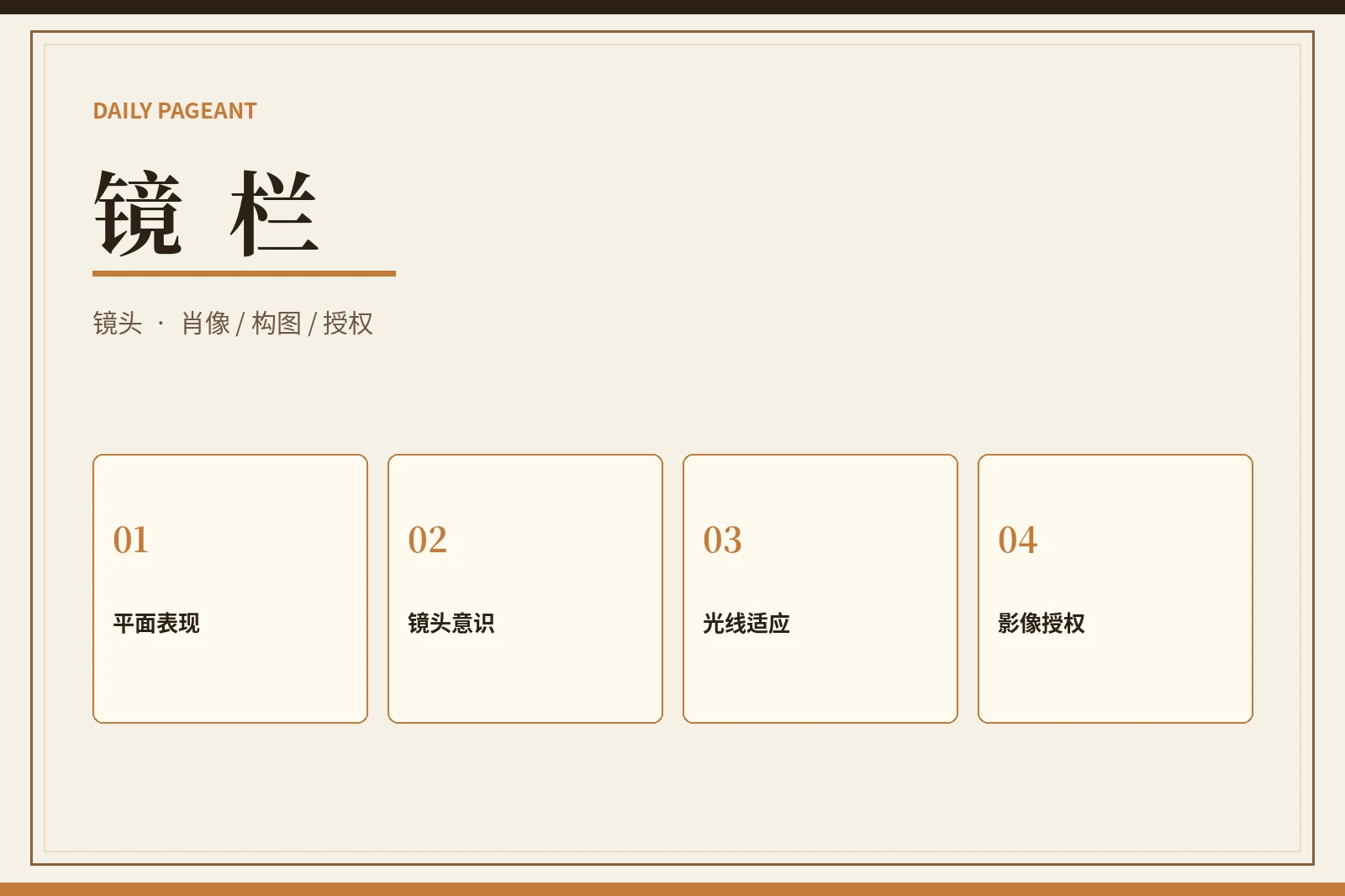镜栏人物与镜头表达